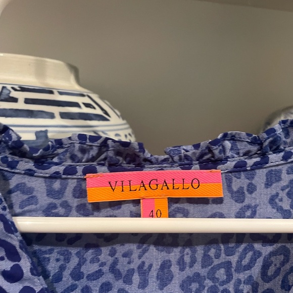 Blue Cheetah Design Dress - Picture 2 of 4